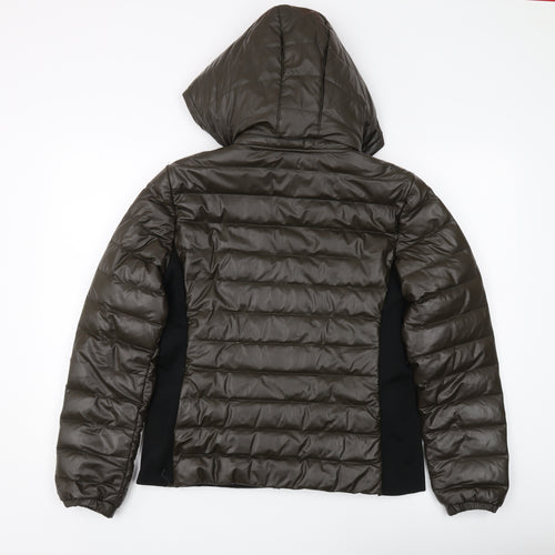 Steve Madden Women's Brown Puffer Jacket M - Hooded