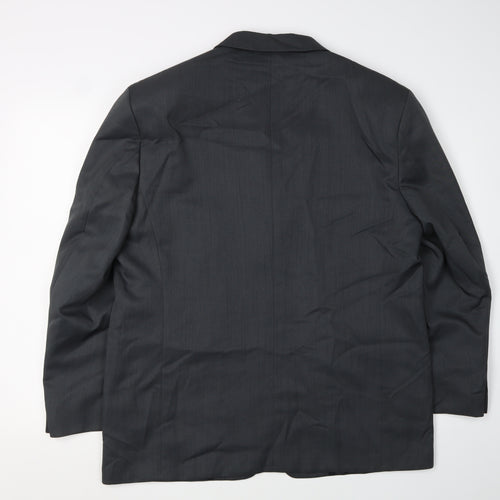 Zantos Men's Grey Blazer Notch Lapel 42S