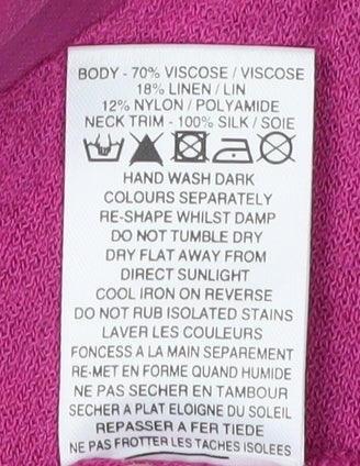 Minuet Women's Pink Cardigan, UK 8, Viscose Blend