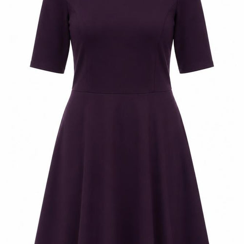 Lands' End Women's Purple A-Line Dress S Casual