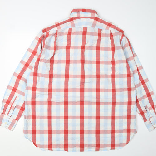 Boden Men's Multicoloured Check Classic Fit Shirt