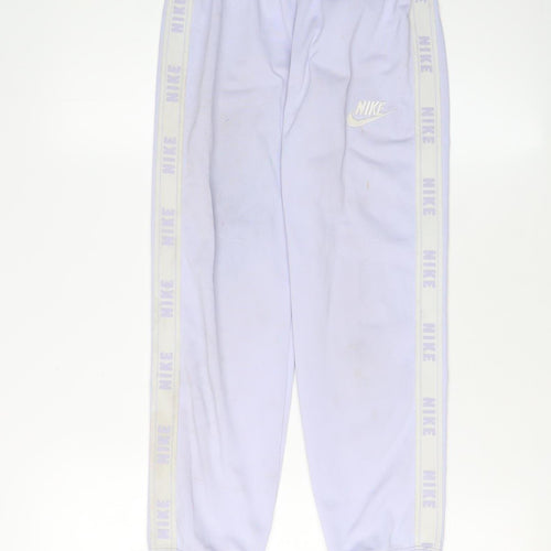 Nike Girls White Jogger Trousers M