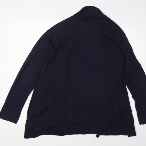 Benetton Women's Blue Cardigan, Size S, Casual