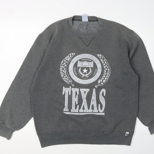 Russell Athletic Unisex Grey Sweatshirt Size L