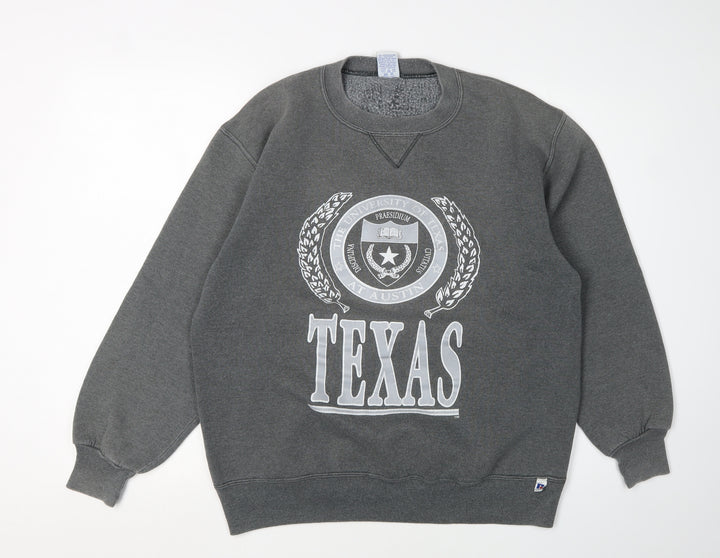 Russell Athletic Unisex Grey Sweatshirt Size L