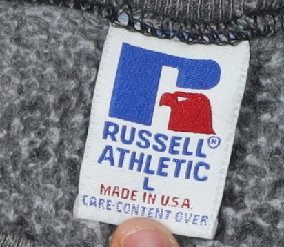 Russell Athletic Unisex Grey Sweatshirt Size L