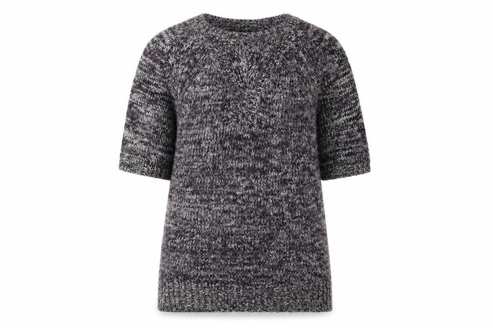 Front view of Happit Women's Grey jumper, size XL