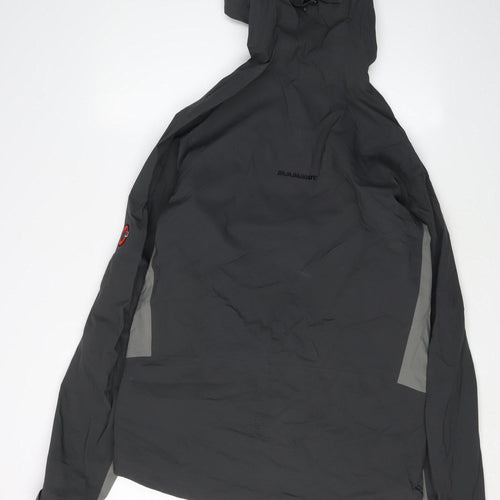 Mammut Men's Black Rain Coat Jacket M Regular