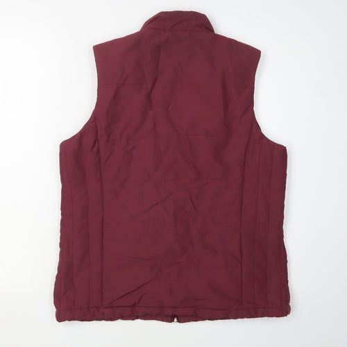 TIGI Wear Women's Red Sleeveless Waistcoat Size 12