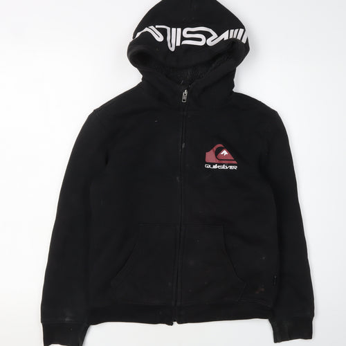 Quiksilver Boys Black Full Zip Hoodie S