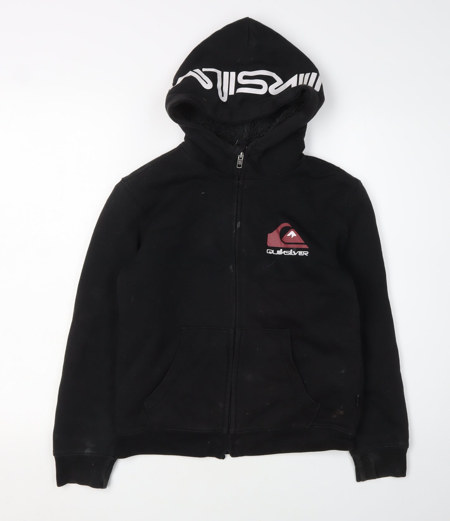 Quiksilver Boys Black Full Zip Hoodie S