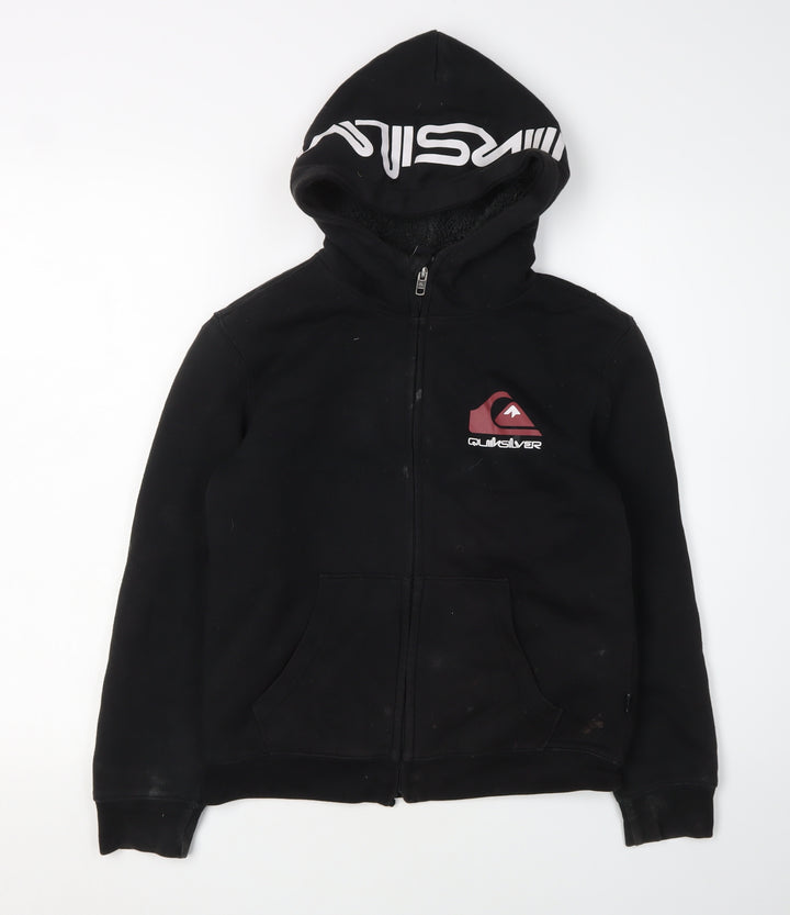 Quiksilver Boys Black Full Zip Hoodie S