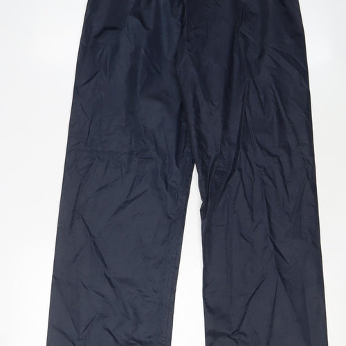 Regatta Boys Black Rain Trousers 11-12 Years Waterproof