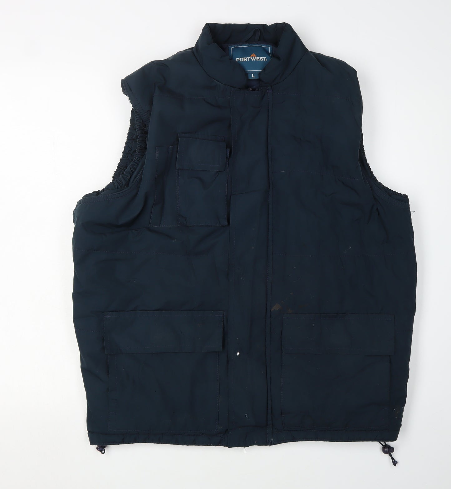 Portwest Men's Blue Waistcoat L with Pockets