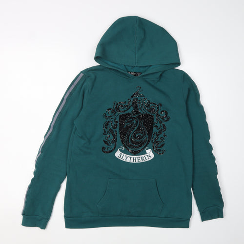 Harry Potter Girls Green Slytherin Hoodie 13-14 Years