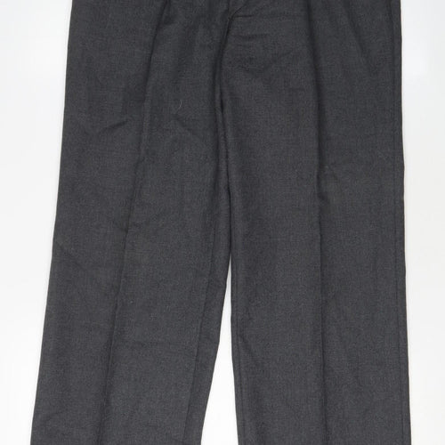 Beuny Men's Grey Dress Pants Size 34 Regular Fit