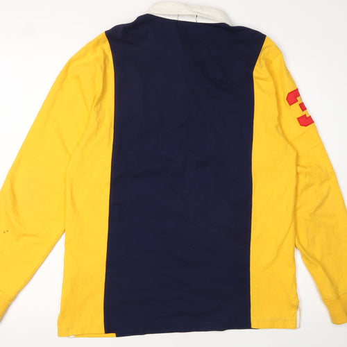 Polo Ralph Lauren Men's Yellow XL Long Sleeve Polo