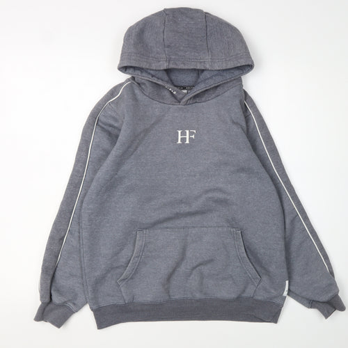 Holyfield Girls Blue Pullover Hoodie - 12-13 Years, Regular Fit
