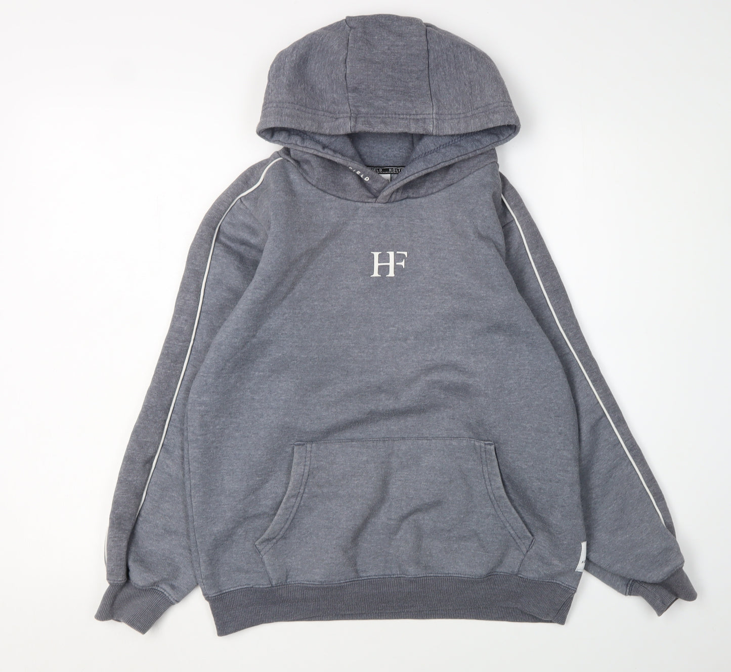 Holyfield Girls Blue Pullover Hoodie - 12-13 Years, Regular Fit