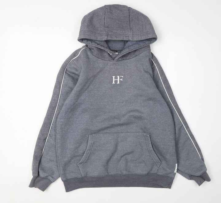 Holyfield Girls Blue Pullover Hoodie - 12-13 Years, Regular Fit