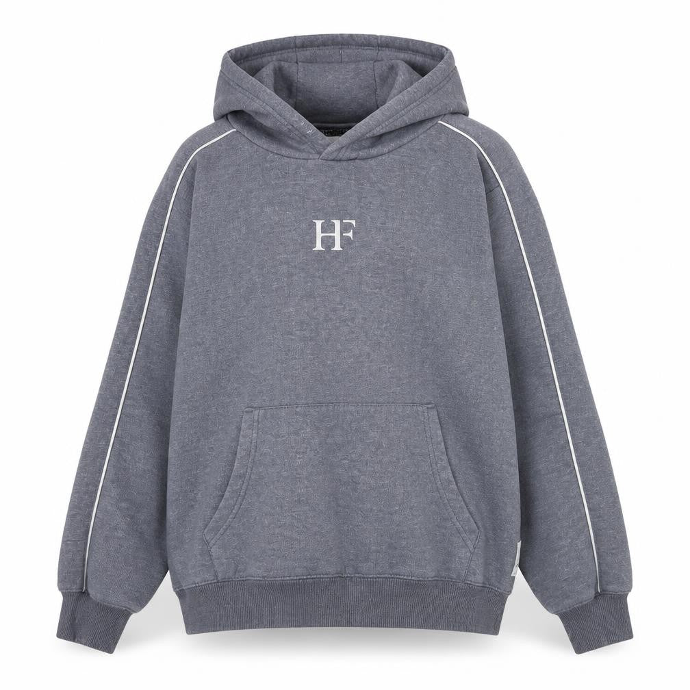 Front view of Holyfield girls’ blue pullover hoodie - 12-13 years, regular fit