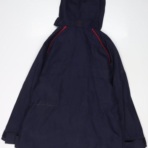 Joie de Vivre Women's Blue Hooded Nylon Jacket M