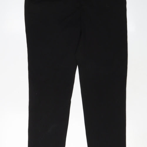 Warehouse Women's Black Straight Trousers Size 12