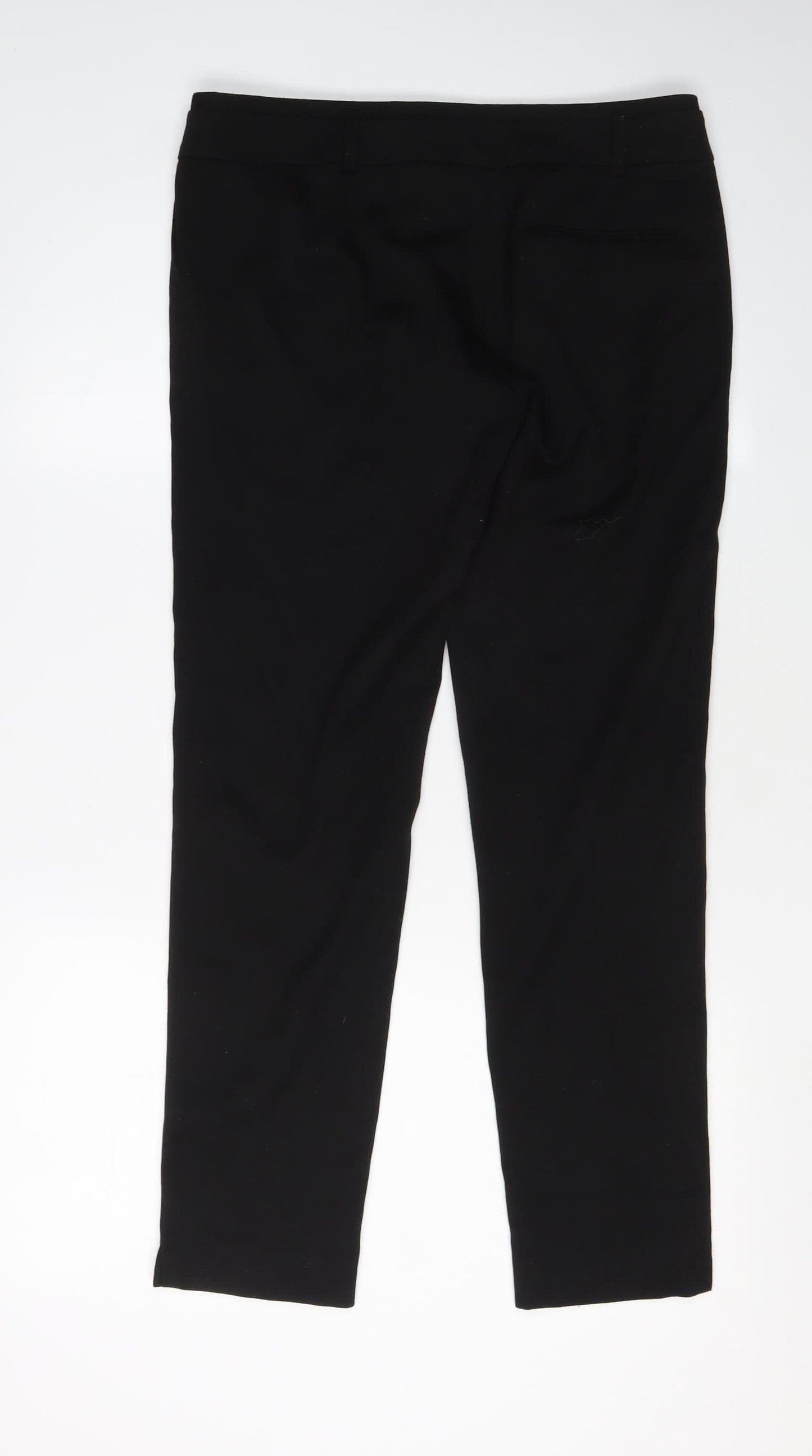 Warehouse Women's Black Straight Trousers Size 12