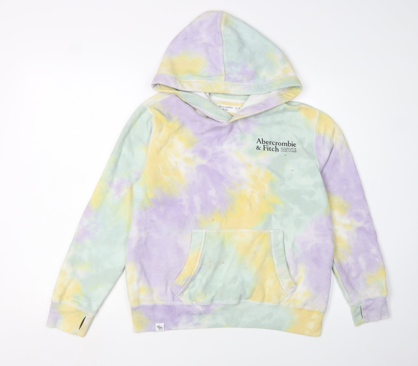 Abercrombie & Fitch Girls Multicoloured Pullover Hoodie 13-14 Years