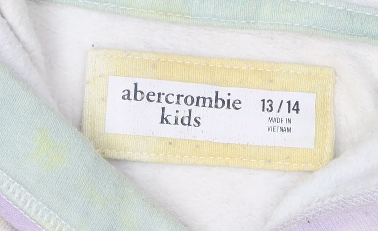 Abercrombie & Fitch Girls Multicoloured Pullover Hoodie 13-14 Years