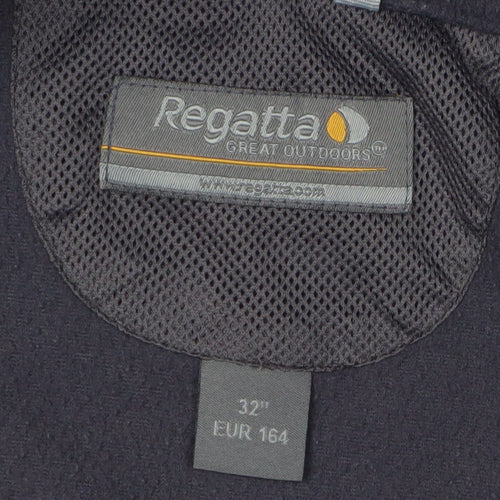 Regatta Boys Black Fleece Jacket, Size 12, Autumn Essential