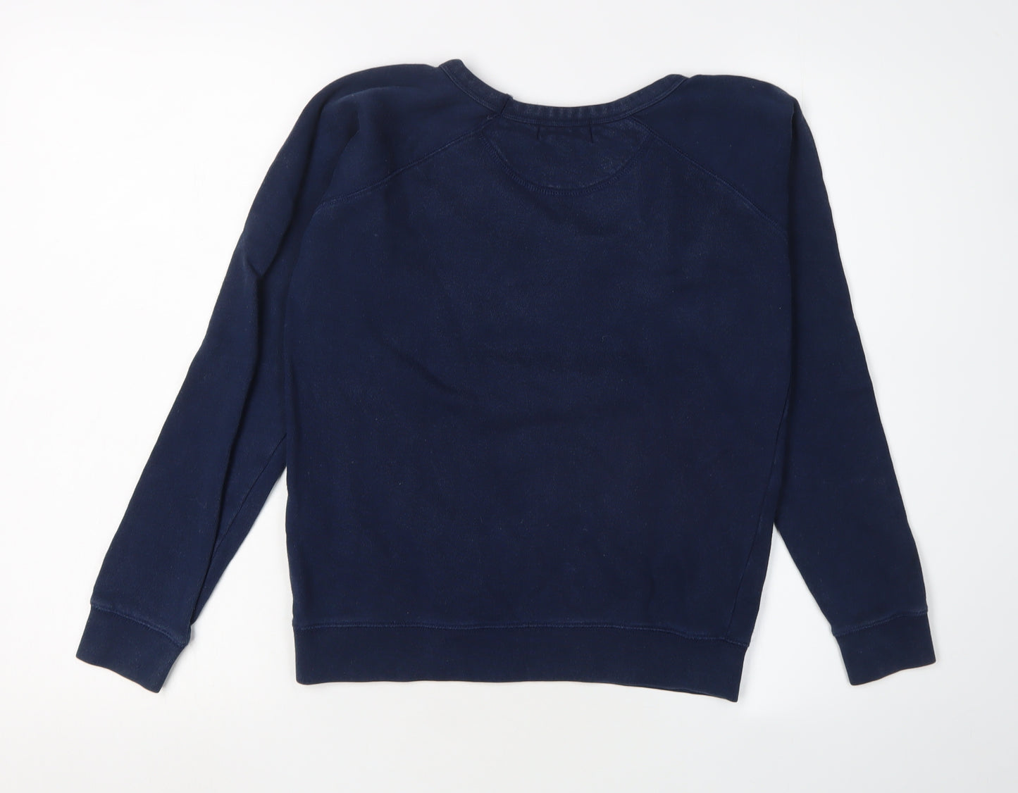 Maison Labiche Women's Blue Cotton Pullover Sweatshirt XS