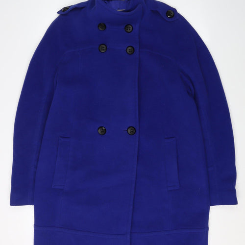 Planet Women's Blue Wool Pea Coat Size 12