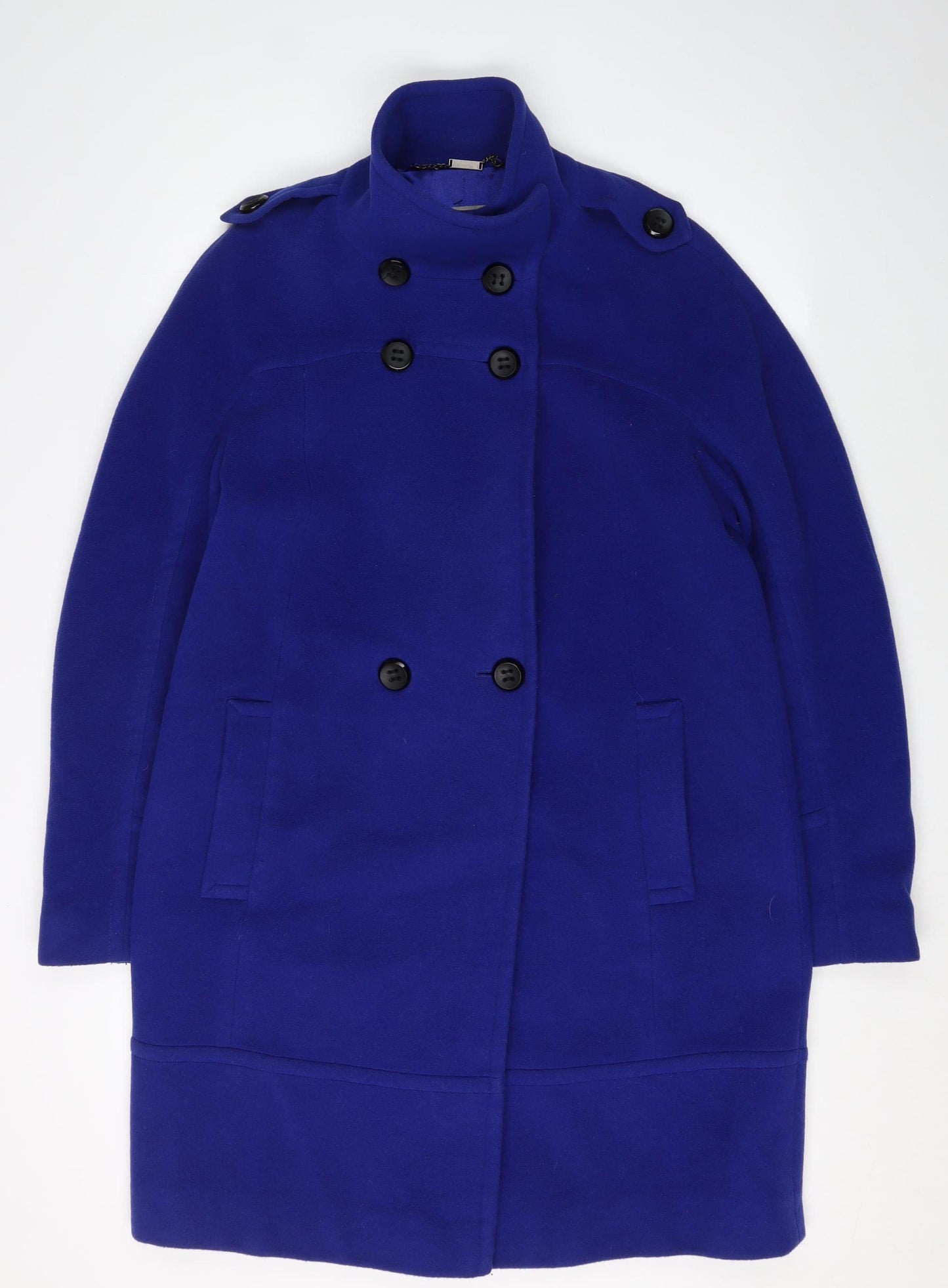 Planet Women's Blue Wool Pea Coat Size 12