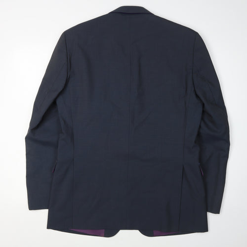 Paul Costelloe Men's Black Wool Blazer Size 40R