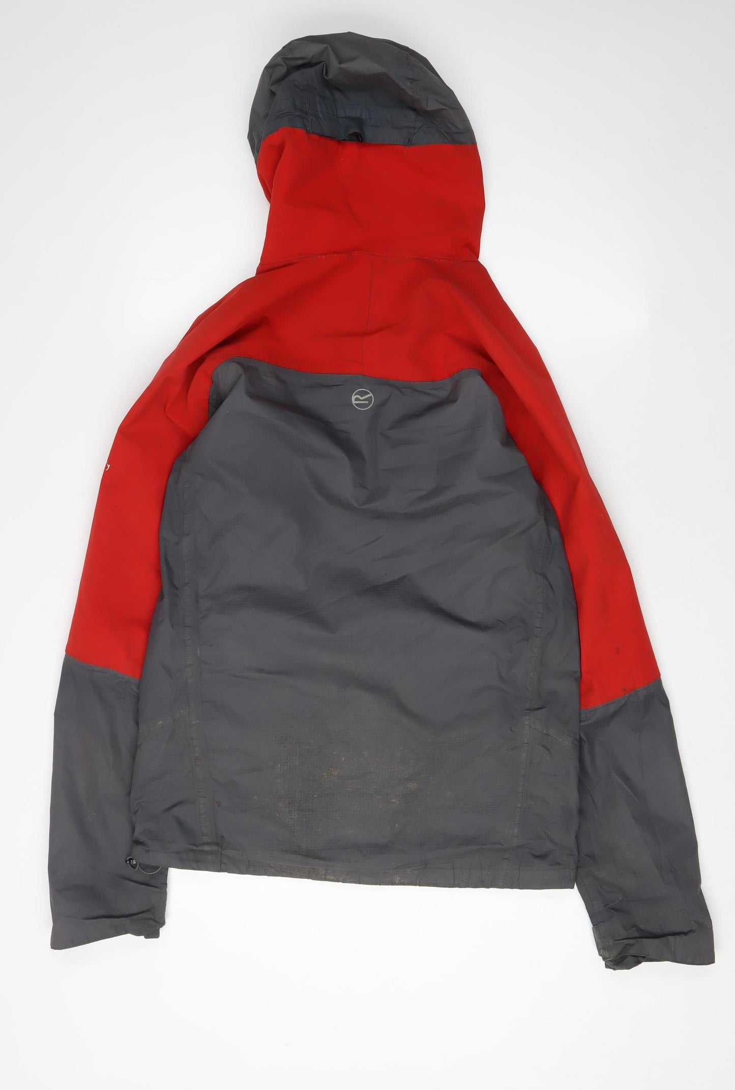 Regatta Men's Red Hooded Waterproof Rain Jacket Size S