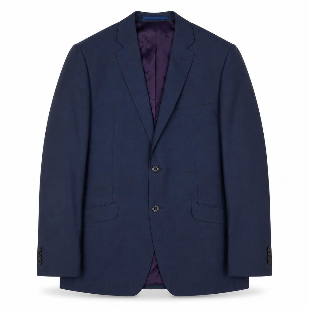 Front view of Paul Costelloe Men's Blue Blazer, size 40, Regular Fit