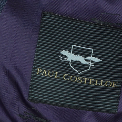 Paul Costelloe Men's Blue Blazer Size 40 Regular Fit