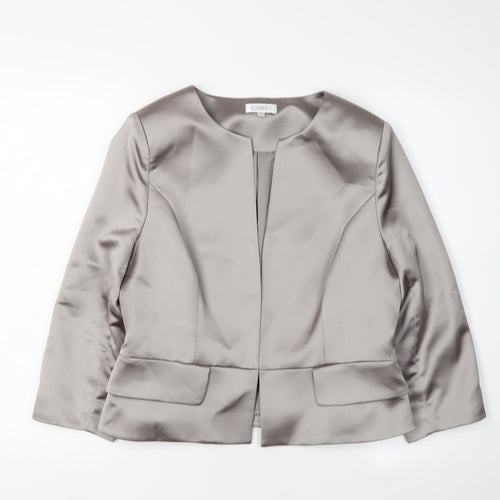 Kaliko Women's Grey Blazer, Size 14, Regular Fit