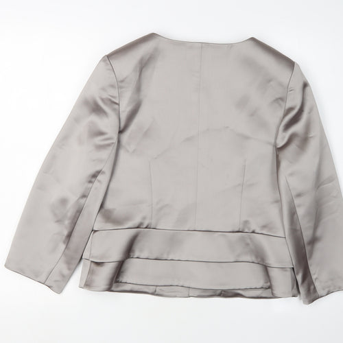 Kaliko Women's Grey Blazer, Size 14, Regular Fit