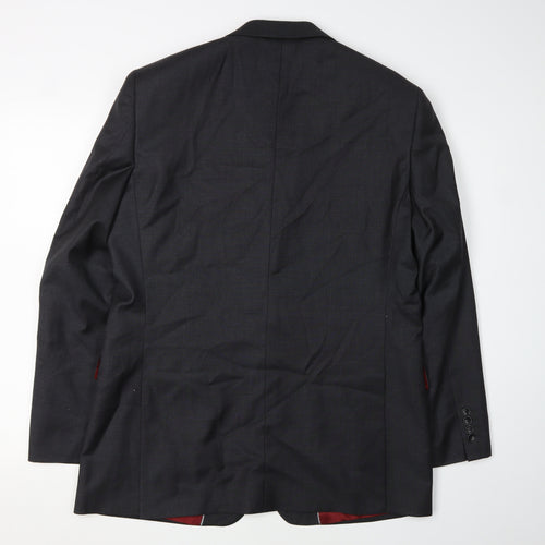 Chester Barrie Men's Black Wool Blazer 40R Regular