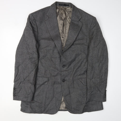 Marks and Spencer Men's Grey Wool Blazer 42R