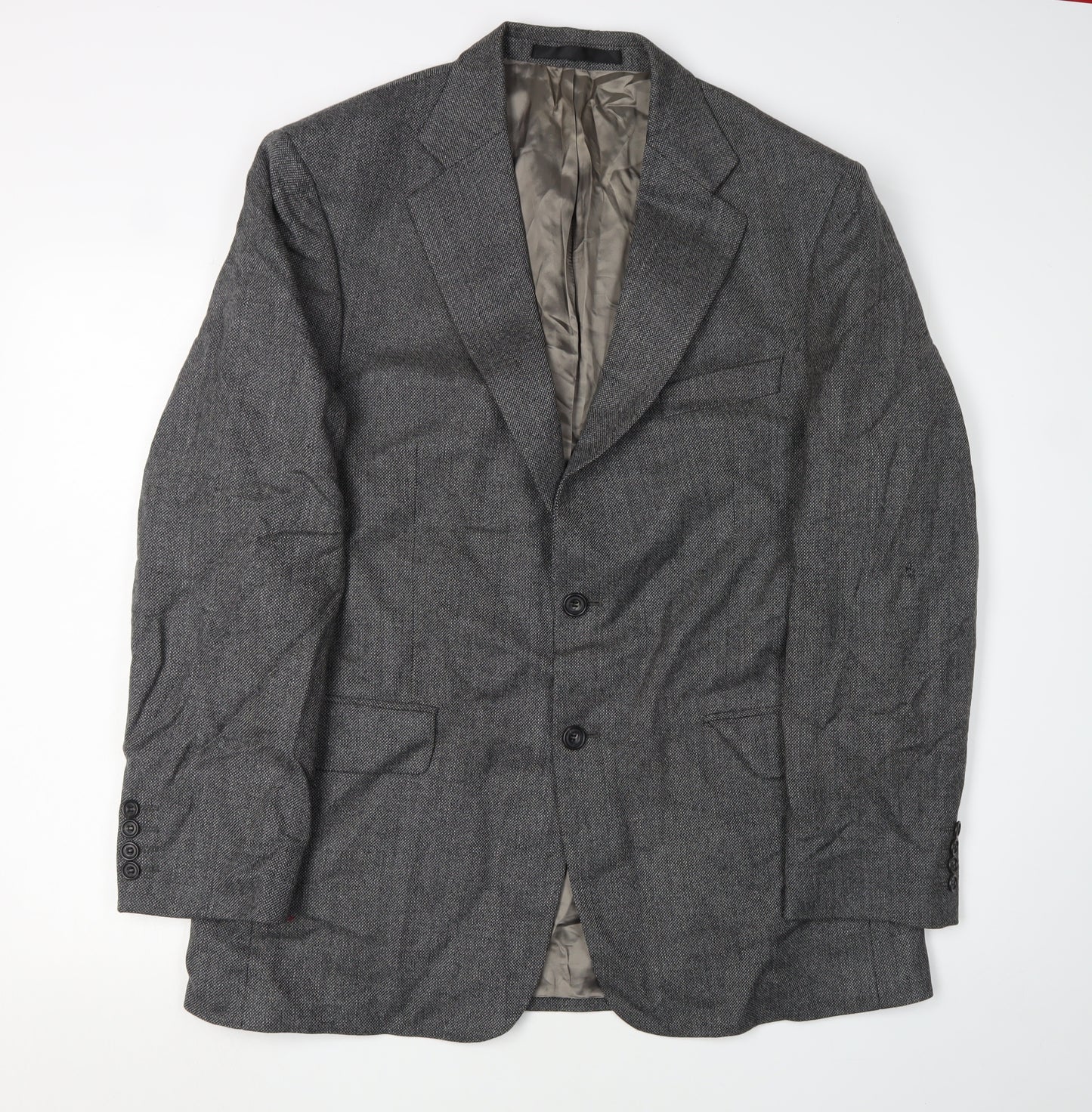 Marks and Spencer Men's Grey Wool Blazer 42R