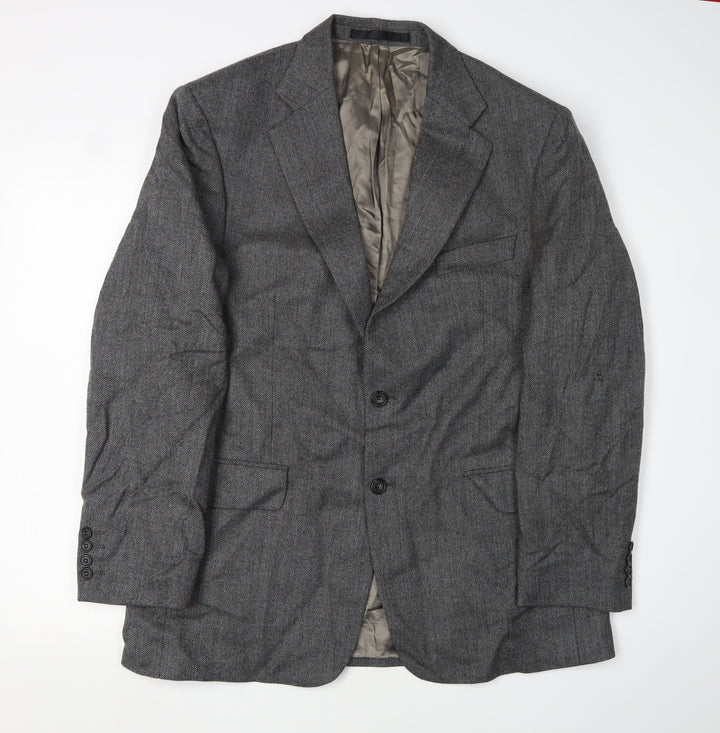 Marks and Spencer Men's Grey Wool Blazer 42R