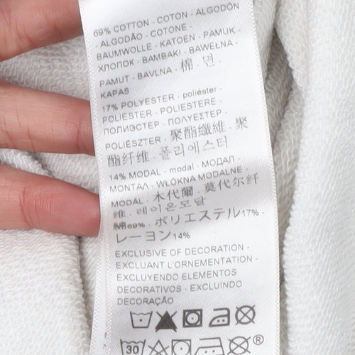 Levi's Women's M White Colourblock Pullover Sweatshirt