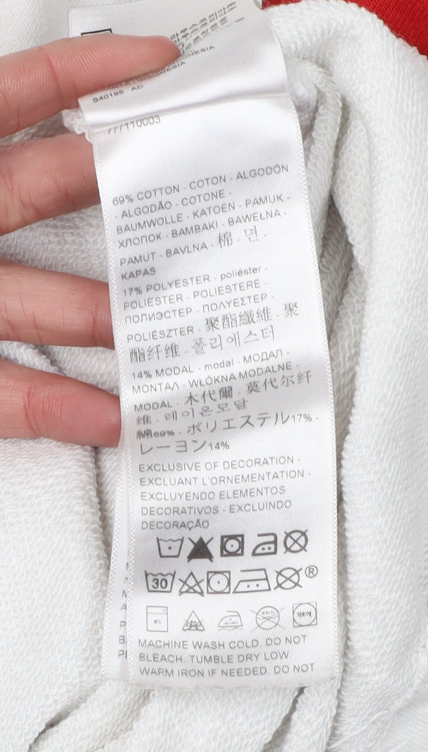 Levi's Women's M White Colourblock Pullover Sweatshirt
