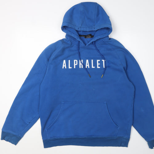 Alphalete Men's Blue Pullover Hoodie L