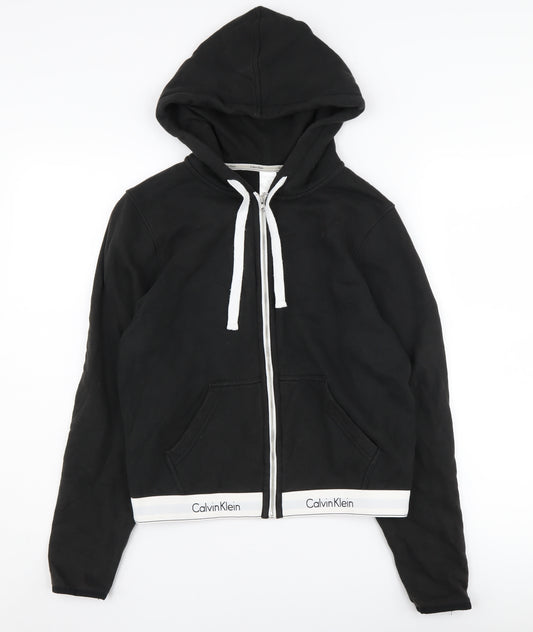 Calvin Klein Women’s Black Full Zip Hoodie - M