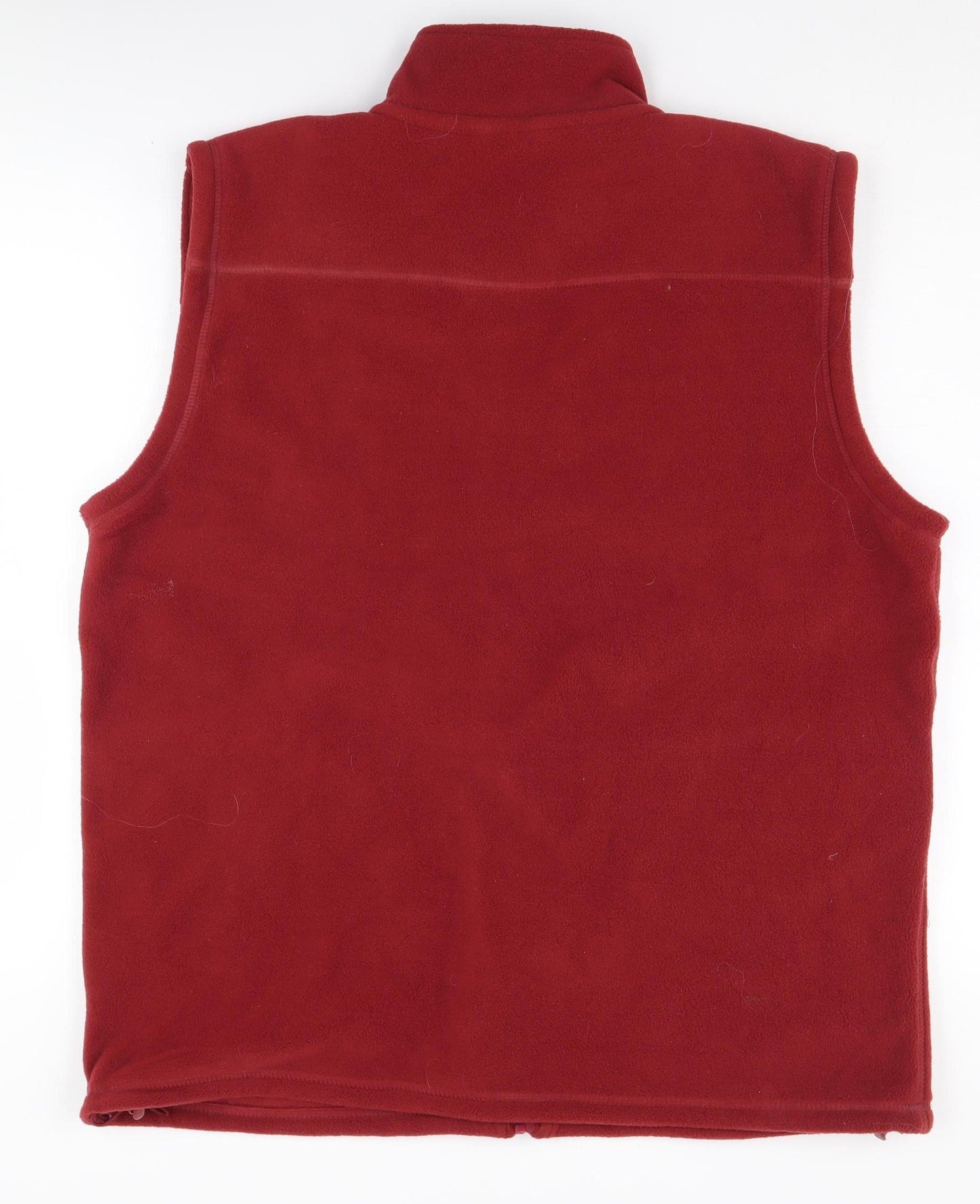 James Pringle Men's Red Fleece Waistcoat Size L