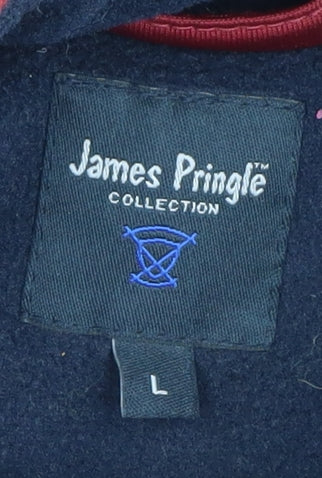James Pringle Men's Red Fleece Waistcoat Size L